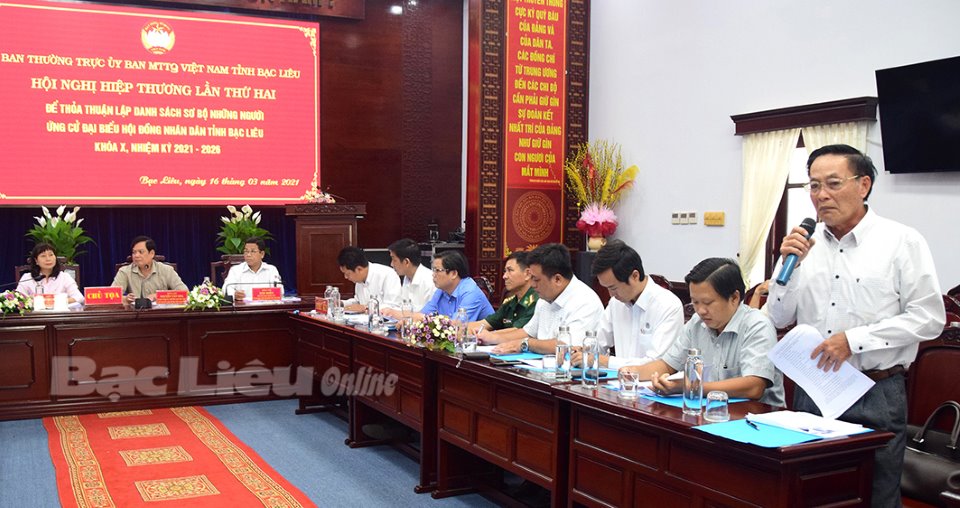 Bạc Liêu hướng dẫn quy trình tổ chức lấy ý kiến cử tri nơi cư trú