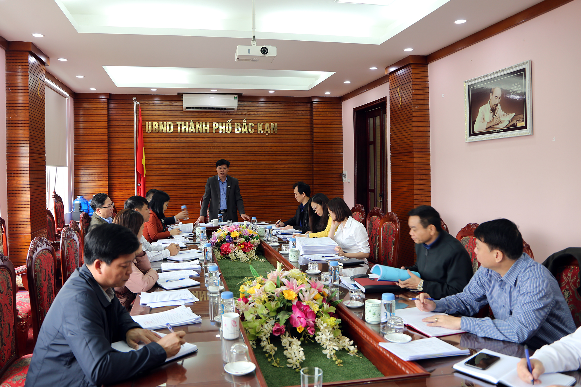 Kiểm tra, giám sát công tác bầu cử tại thành phố Bắc Kạn