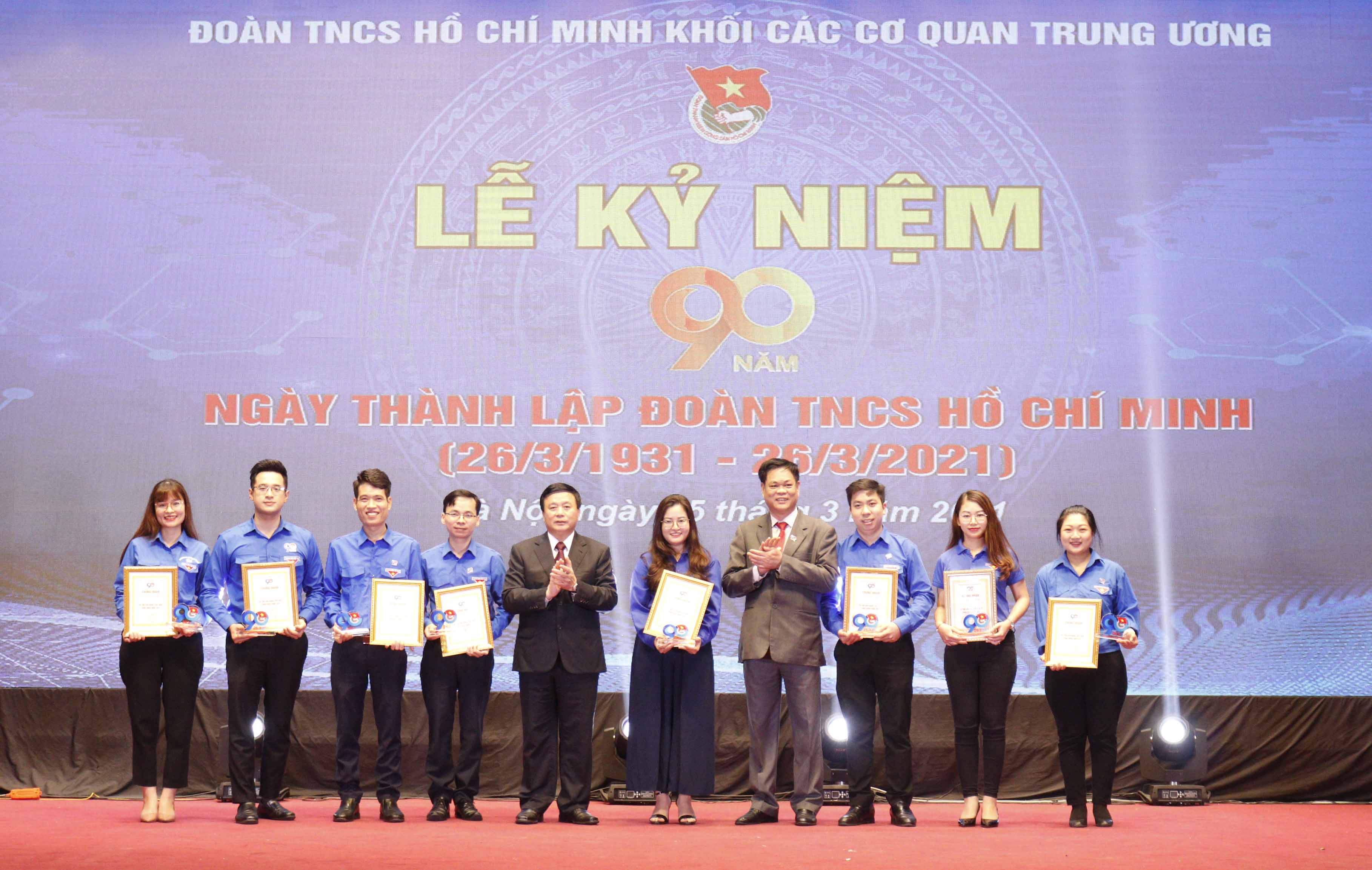 Tuyên dương Bí thư chi đoàn tiêu biểu Khối các cơ quan Trung ương