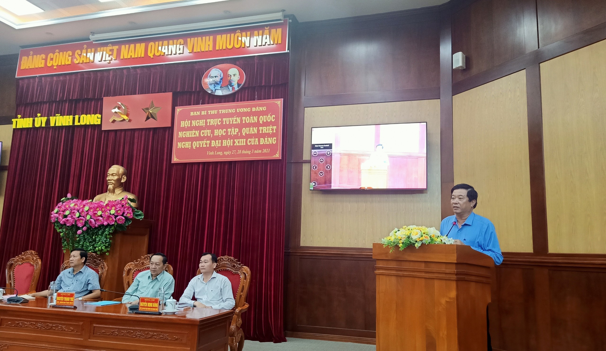 Vĩnh Long Hoàn thành quán triệt Nghị quyết Đại hội XIII của Đảng trước 30 6