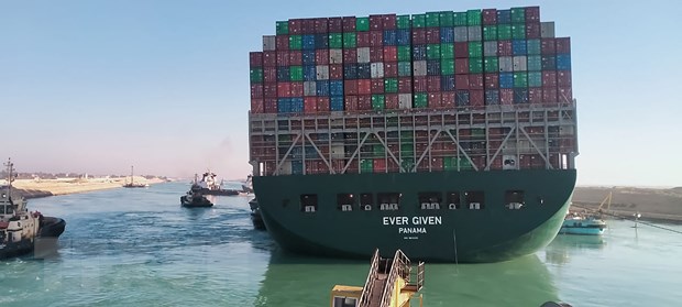 Siêu tàu mắc kẹt ở kênh đào Suez đã được giải cứu thành công