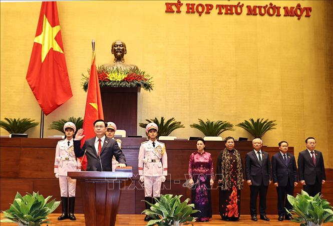 Chủ tịch Quốc hội Vương Đình Huệ tuyên thệ nhậm chức