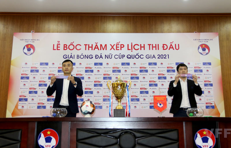 Bốc thăm xếp lịch thi đấu Giải bóng đá nữ Cúp quốc gia 2021