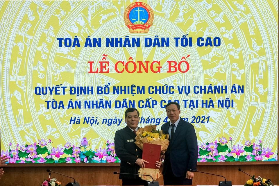 Công bố Quyết định bổ nhiệm Chánh án TAND cấp cao tại Hà Nội