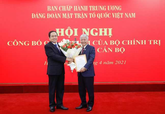 Đồng chí Đỗ Văn Chiến giữ chức Bí thư Đảng đoàn MTTQ Việt Nam