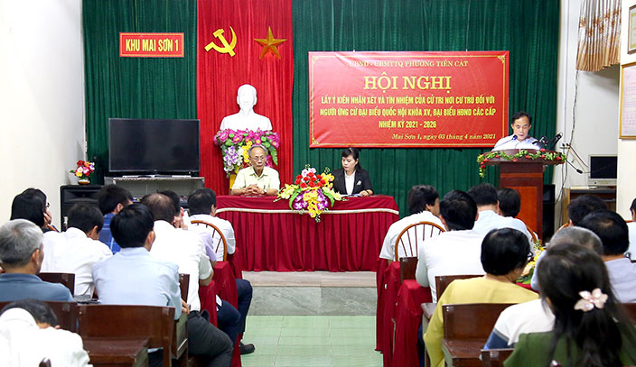 Phú Thọ Hoàn thành lấy ý kiến nhận xét và tín nhiệm của cử tri nơi cư trú