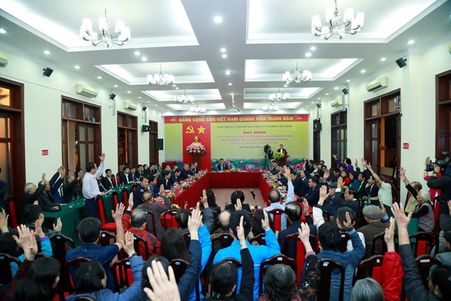 Công tác bầu cử Khẩn trương, nghiêm túc, theo đúng quy định của luật