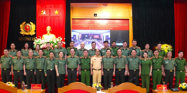 Tiến hành kiểm tra đối với 439 tổ chức đảng trong Công an nhân dân
