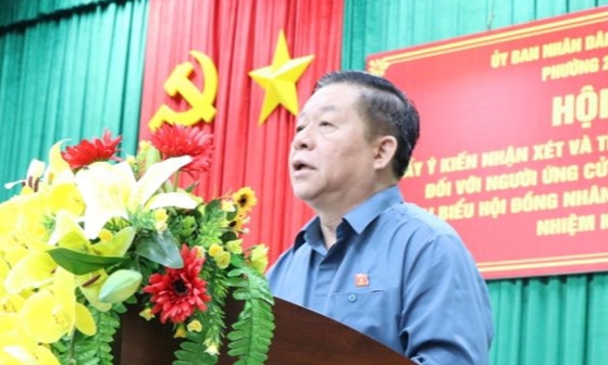 100 cử tri nơi cư trú tín nhiệm đồng chí Nguyễn Trọng Nghĩa ứng cử đại biểu Quốc hội khóa XV