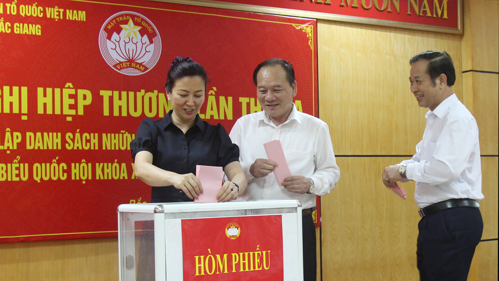 Bắc Giang Giới thiệu 11 người ứng cử đại biểu Quốc hội