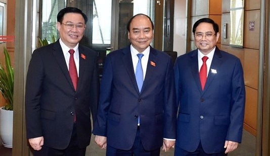 Điện mừng Lãnh đạo Việt Nam