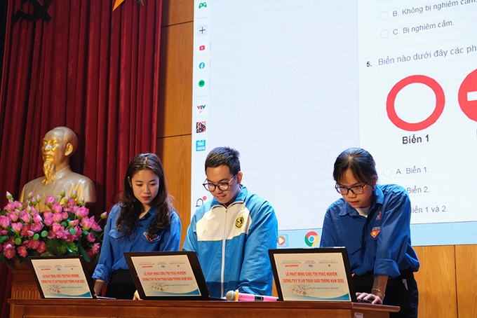 Hơn 3,7 vạn lượt thi trắc nghiệm Chung tay vì an toàn giao thông tuần thứ 2