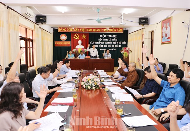 Nhiều tỉnh, thành tổ chức Hội nghị hiệp thương lần thứ ba