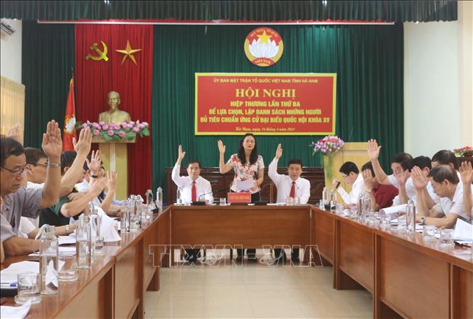 Hà Nam Giới thiệu 8 người tham gia ứng cử đại biểu Quốc hội
