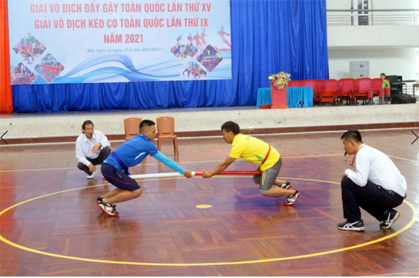 Khai mạc Giải vô địch Đẩy gậy và Giải vô địch Kéo co toàn quốc 2021