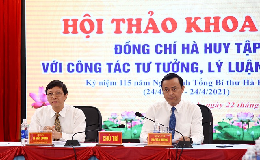 Đồng chí Hà Huy Tập với công tác tư tưởng, lý luận của Đảng