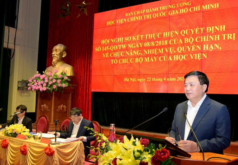 Xác định rõ vị thế, vai trò, chức năng, nhiệm vụ của Học viện Chính trị quốc gia Hồ Chí Minh