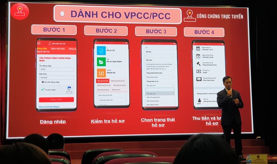 Ra mắt nền tảng công chứng trực tuyến
