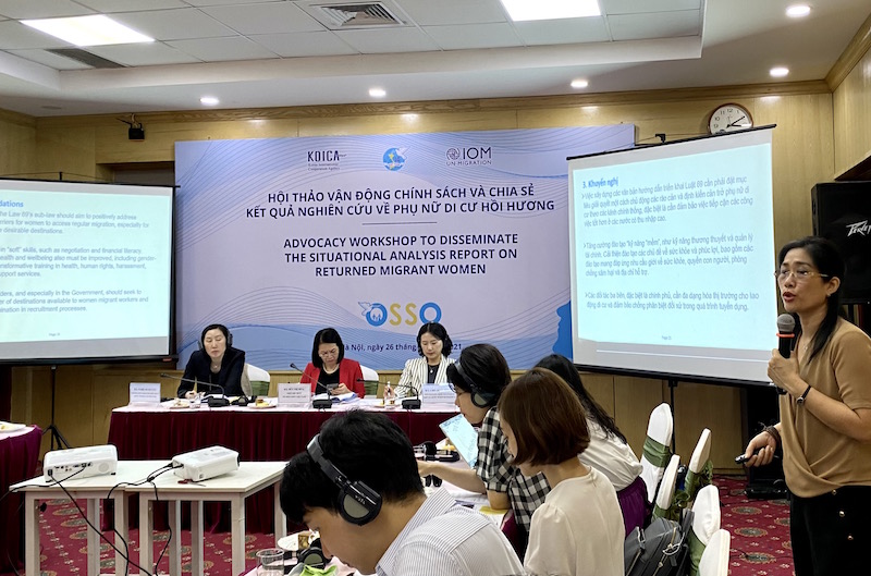 Tái hòa nhập bền vững cho phụ nữ di cư hồi hương