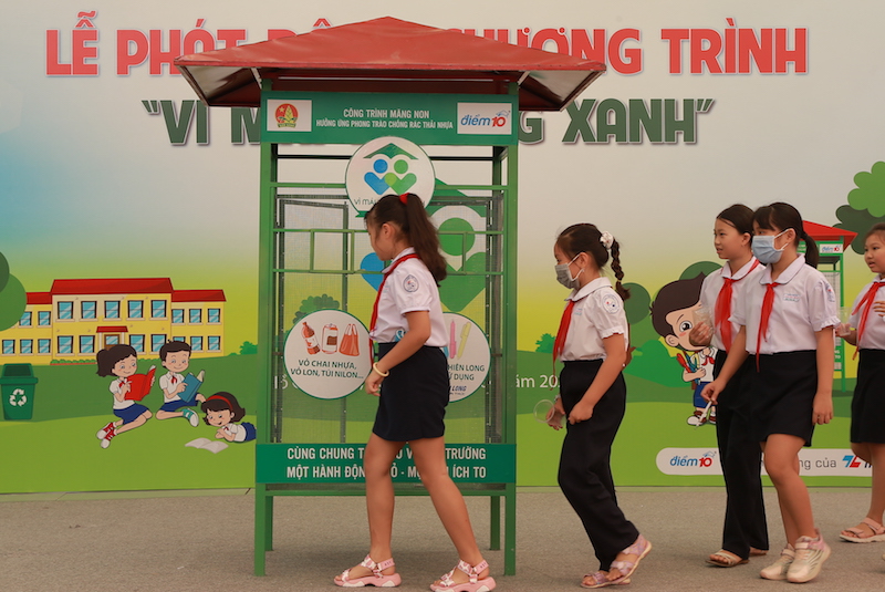 10 trường học của TP Hồ Chí Minh tham gia chương trình “Vì mái trường xanh”