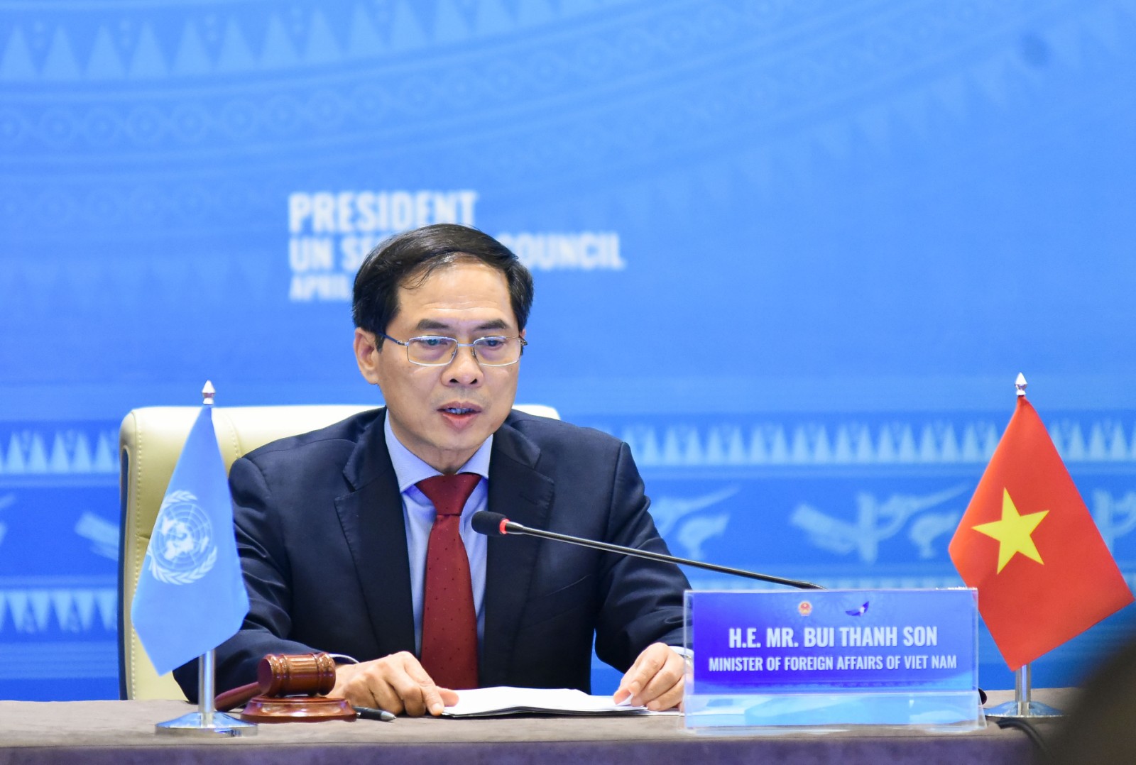 Bộ trưởng Ngoại giao Bùi Thanh Sơn “Bảo vệ cơ sở hạ tầng thiết yếu chính là nền tảng để xây dựng hoà bình bền vững”