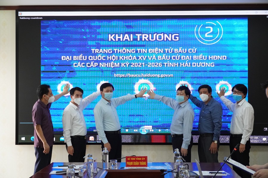 Hải Dương khai trương chuyên trang thông tin điện tử về bầu cử