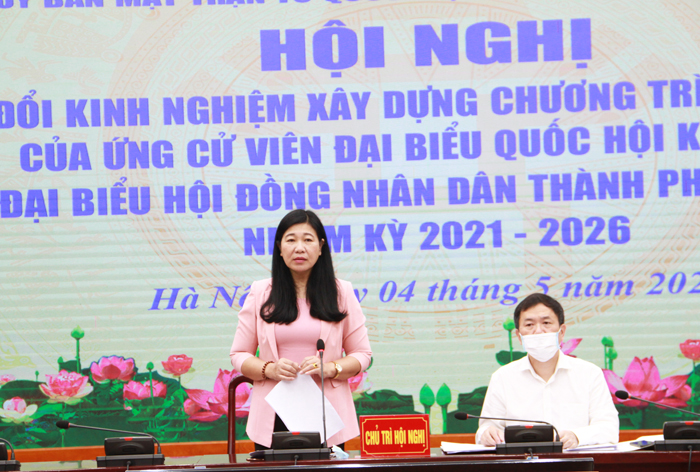Hà Nội Trao đổi kinh nghiệm xây dựng chương trình hành động của ứng cử viên đại biểu QH và HĐND