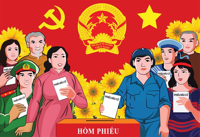 Tổ chức tiếp xúc cử tri vận động bầu cử phù hợp với yêu cầu phòng, chống dịch COVID - 19