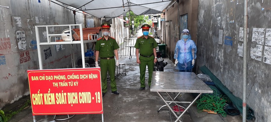 Hải Dương Phong tỏa khu dân cư 57 hộ, 195 nhân khẩu tại Tứ Kỳ