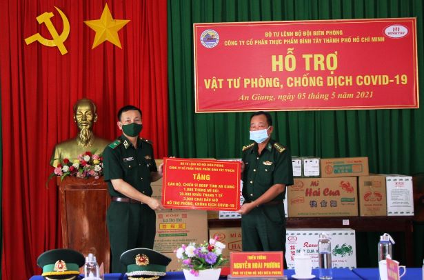 An Giang Hỗ trợ vật tư cho các lực lượng phòng, chống dịch tại biên giới