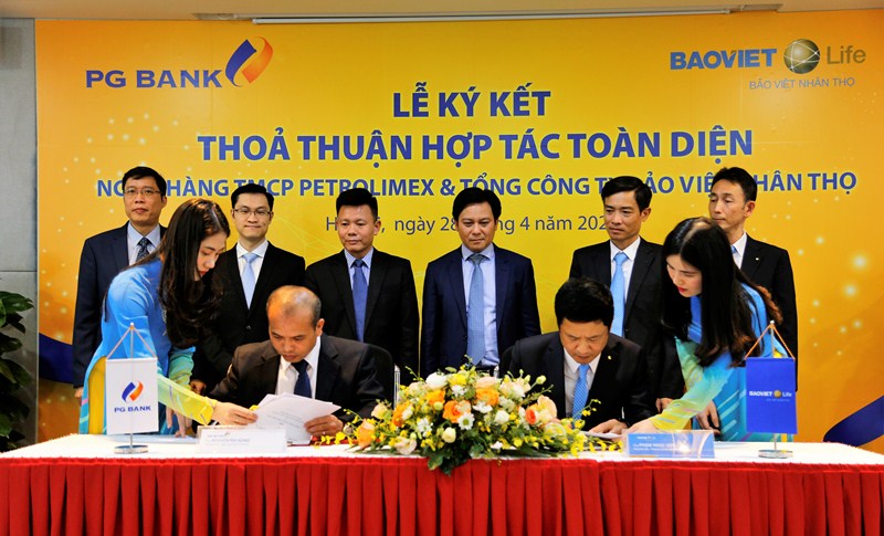 Bảo Việt Nhân thọ và PG Bank công bố hợp tác toàn diện