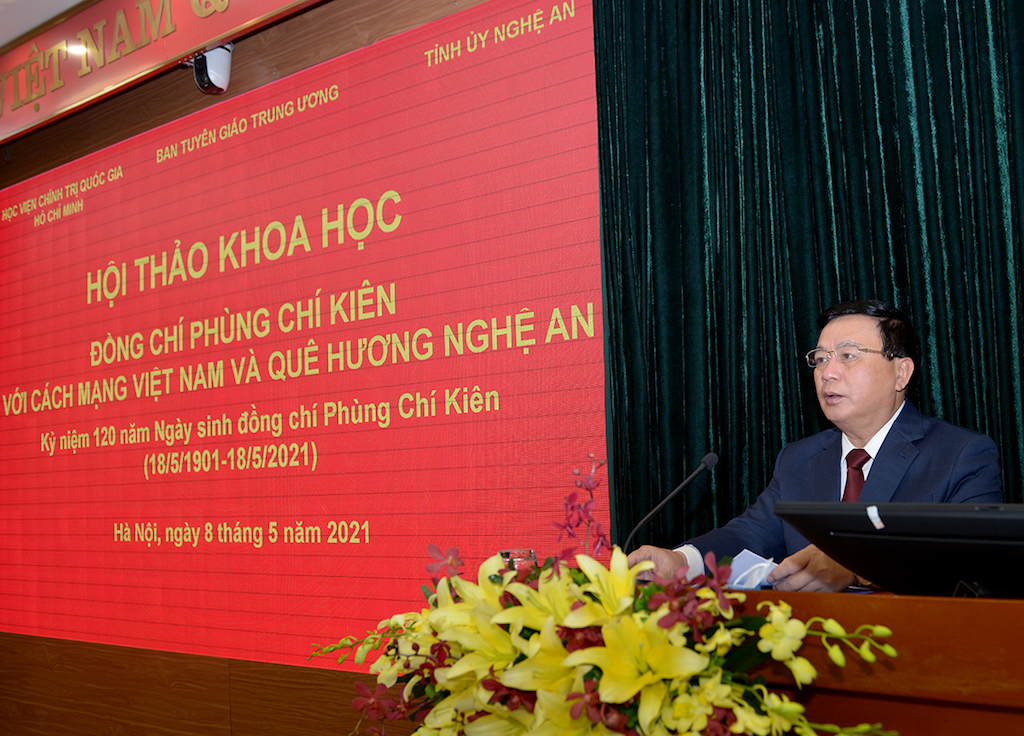 Đồng chí Phùng Chí Kiên với cách mạng Việt Nam và quê hương Nghệ An