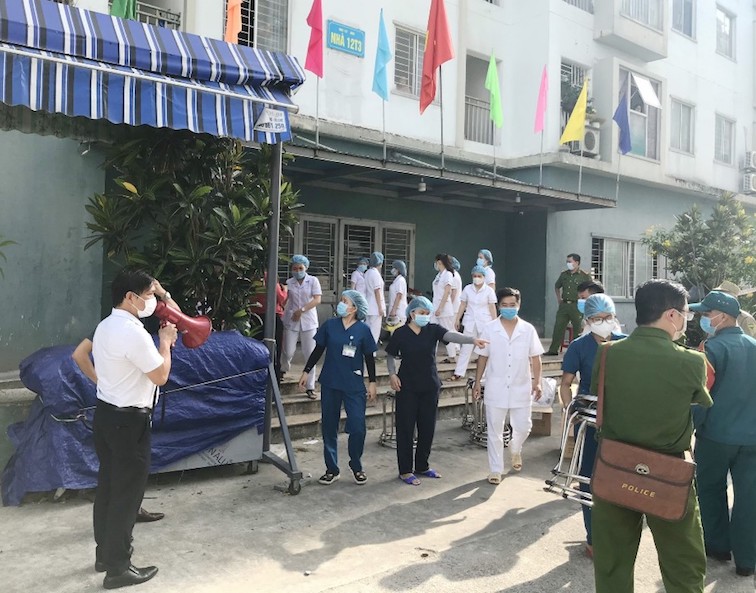 Đà Nẵng Bệnh nhân là bảo vệ tại Công ty AMIDA có lịch trình đi lại phức tạp