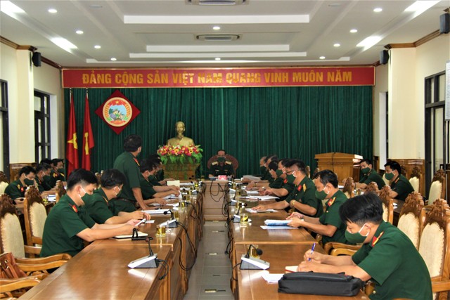 Quân khu 5 họp Ban Chỉ đạo phòng, chống dịch Covid-19