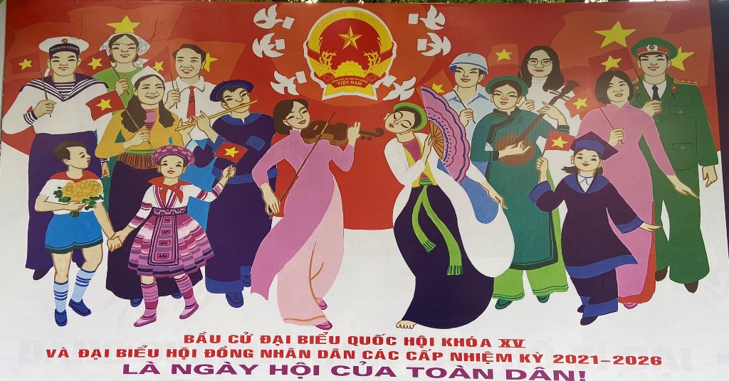 Tổ chức Hội thi tuyên truyền lưu động về bầu cử
