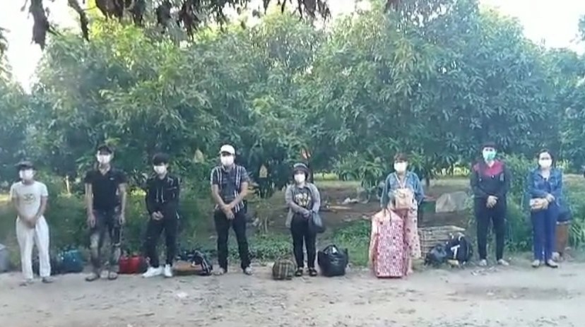Xử phạt, đưa đi cách ly 8 trường hợp từ Campuchia nhập cảnh trái phép