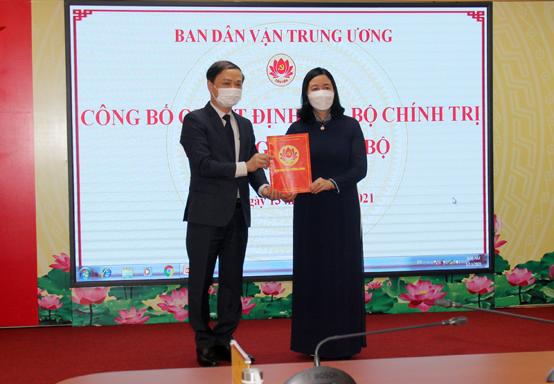 Đồng chí Phạm Tất Thắng giữ chức Phó Trưởng ban Ban Dân vận Trung ương