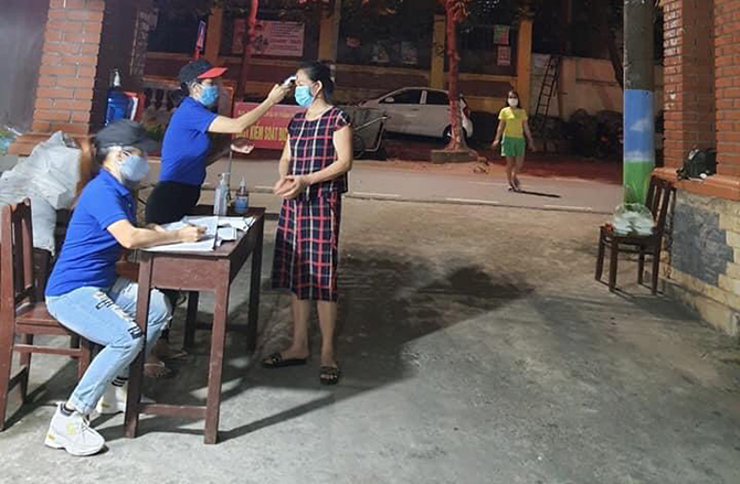 Vĩnh Phúc Cách ly xã hội phường Hùng Vương