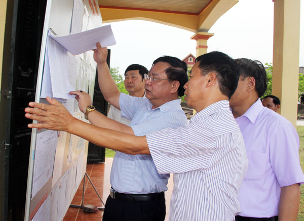 Vĩnh Phúc Kiểm tra công tác chuẩn bị bầu cử tại huyện Tam Đảo