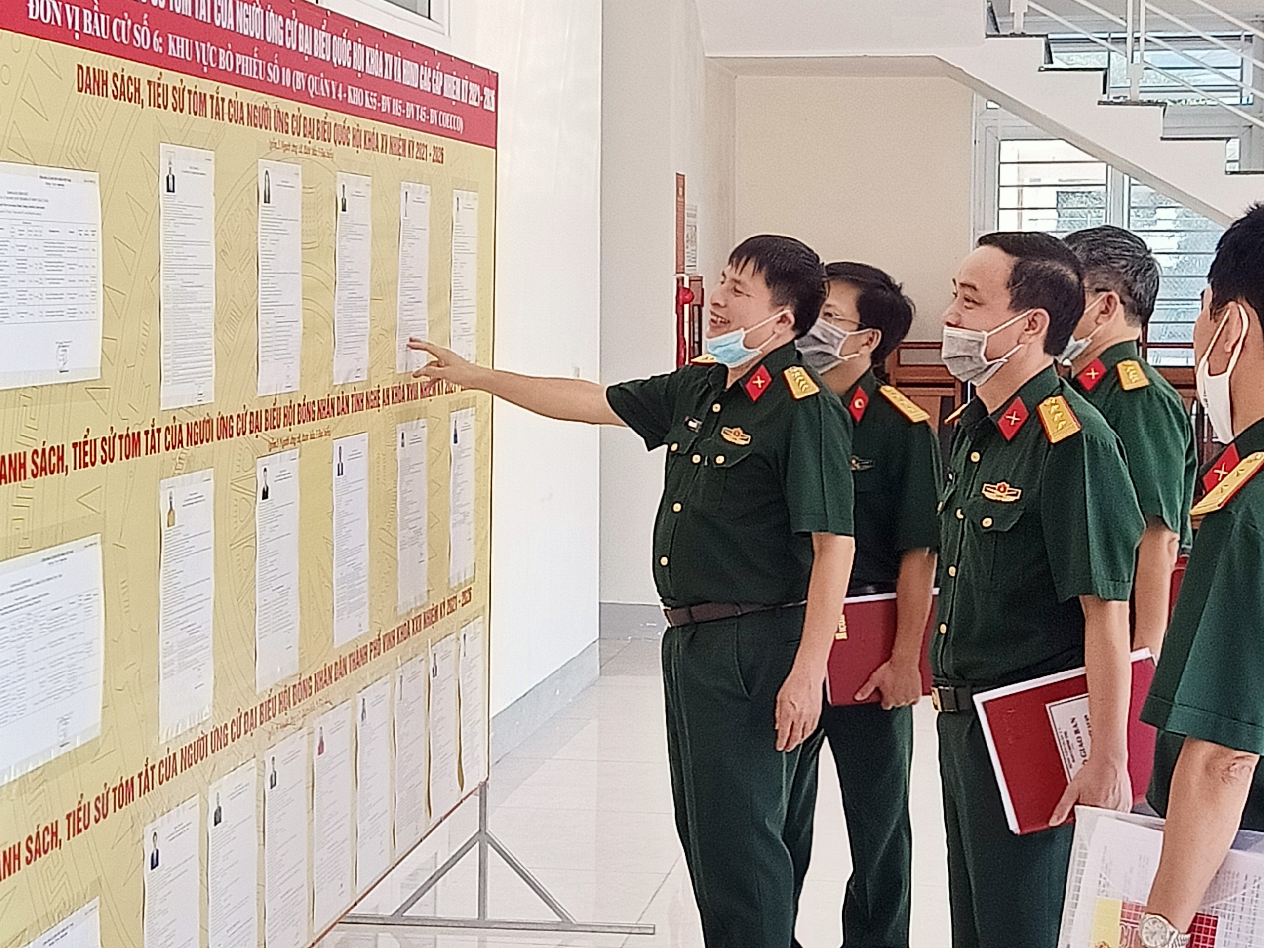 Cục Hậu cần Quân khu 4 Kiểm tra công tác chuẩn bị bầu cử tại các đơn vị