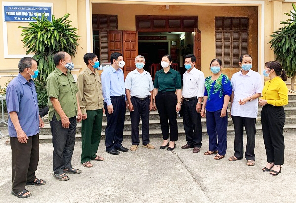 Các ứng cử viện ĐBQH khóa XV, tiếp xúc cử tri, vận động bầu cử tại huyện Sơn Dương