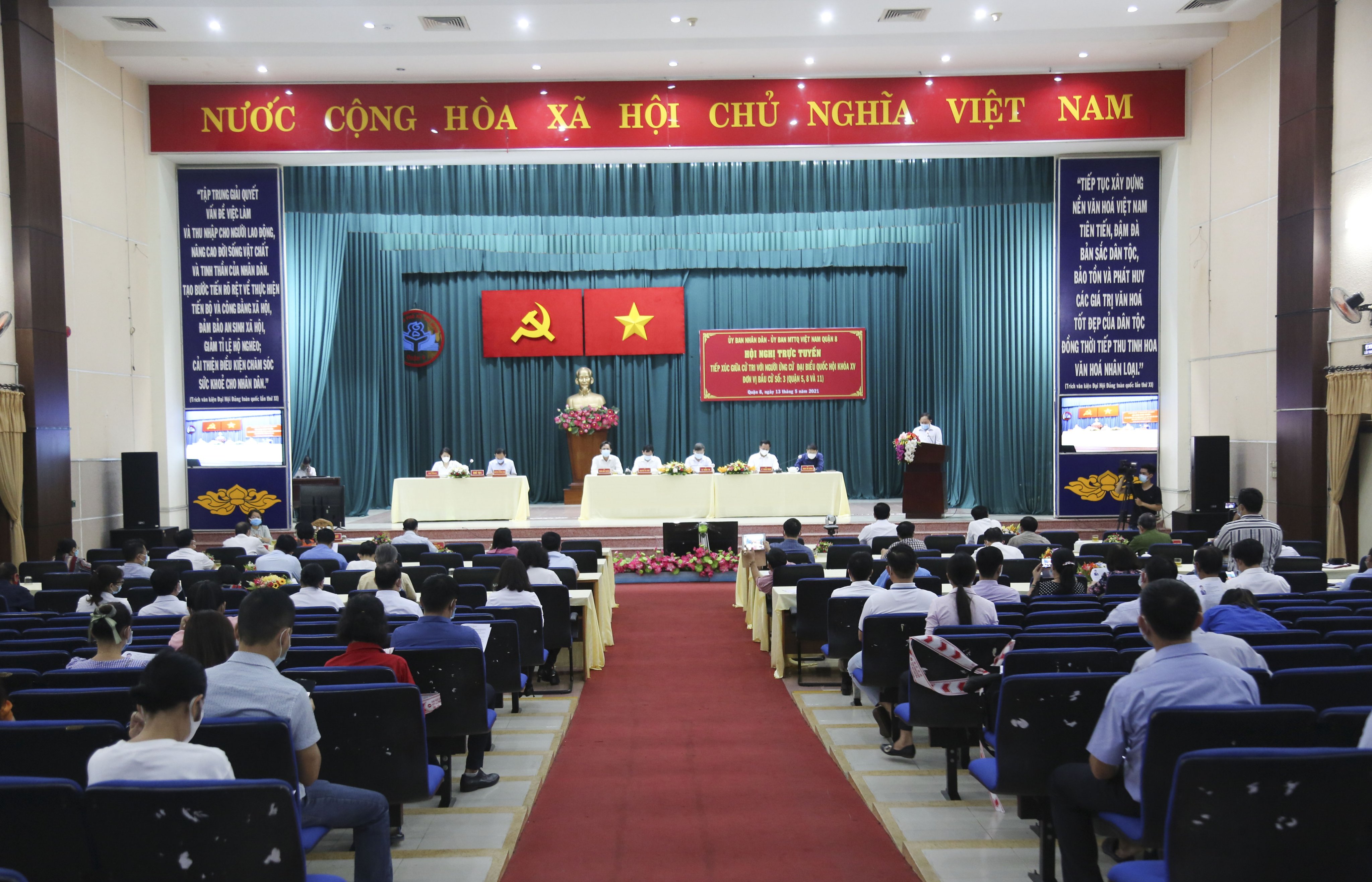 TP Hồ Chí Minh Đơn vị bầu cử ĐBQH số 3, tiếp xúc, vận động cử tri