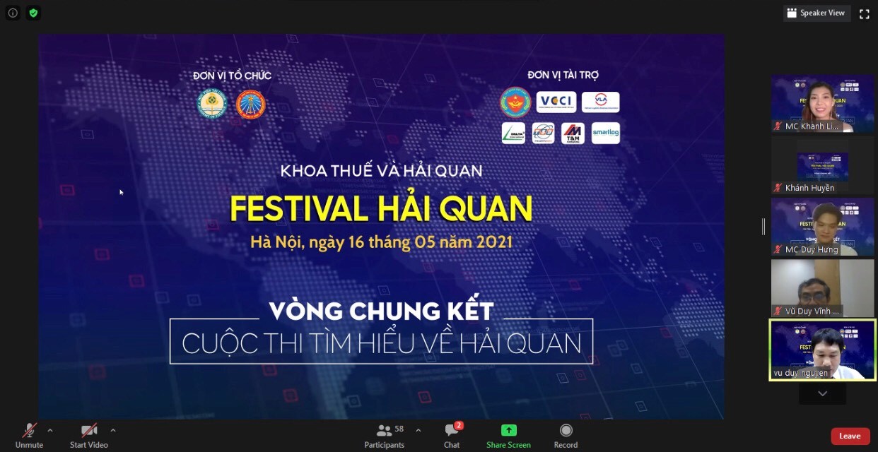 Chung kết Cuộc thi Tìm hiểu về Hải quan – Festival Hải quan 2021

​