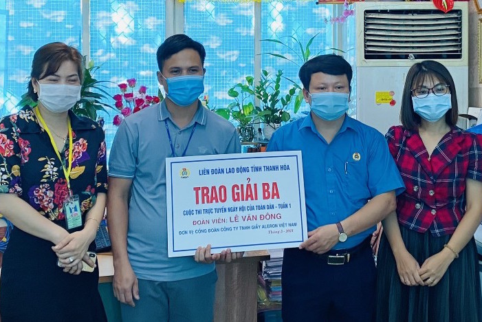 Trên 534 709 lượt CNVCLĐ thi tìm hiểu pháp luật về bầu cử đại biểu Quốc hội và đại biểu HĐND các cấp