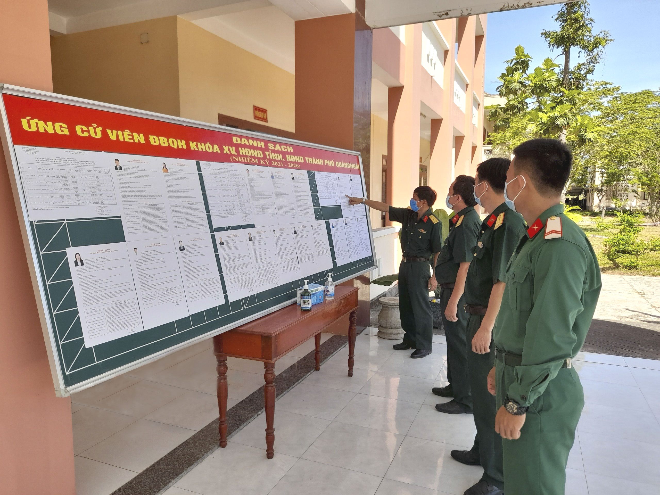 Quảng Ngãi chuẩn bị tốt cho ngày bầu cử ở khu cách ly