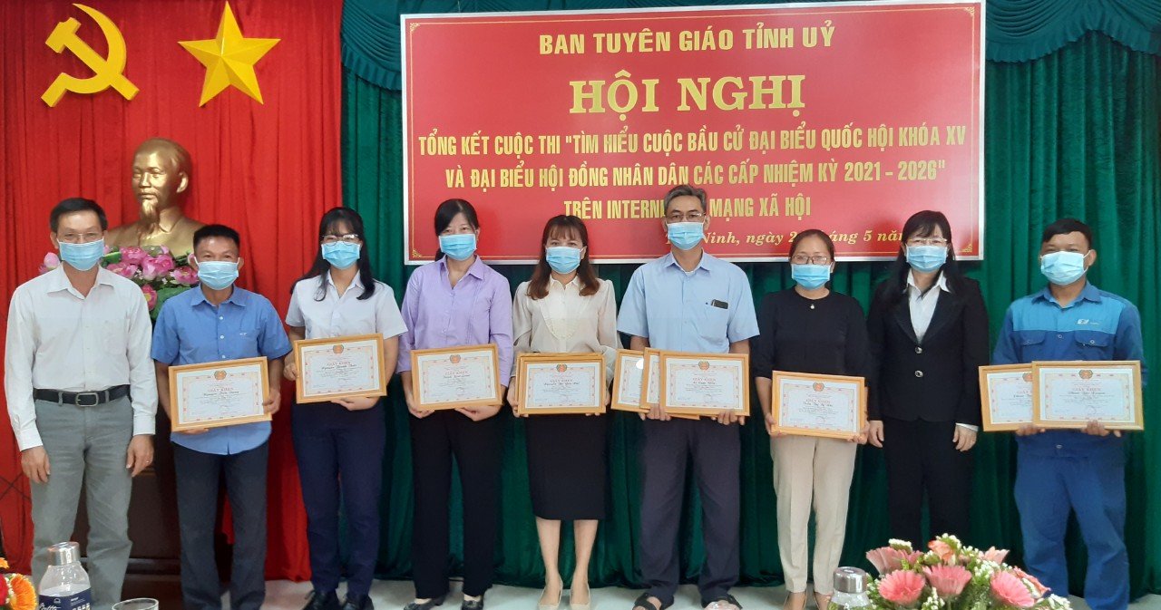 Tây Ninh Tổng kết, trao giải cuộc thi về bầu cử