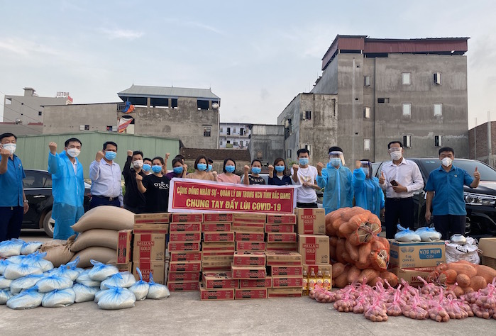Nhiều người lao động ở Bắc Giang được hỗ trợ vì dịch bệnh