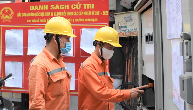 EVN luôn đảm bảo điện ổn định, an toàn trong dịp bầu cử giữa dịch bệnh và nắng nóng