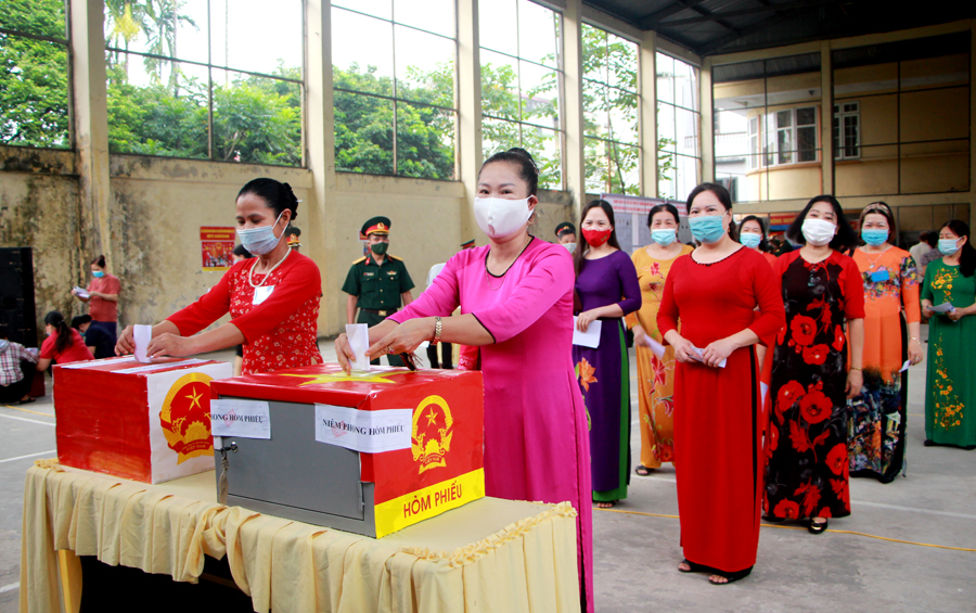 Hà Giang Tỷ lệ cử tri đi bầu đạt trên 99