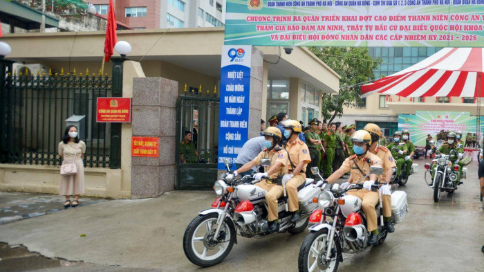 Phân luồng giao thông phục vụ bầu cử ĐBQH và đại biểu HĐND các cấp nhiệm kỳ 2021-2026